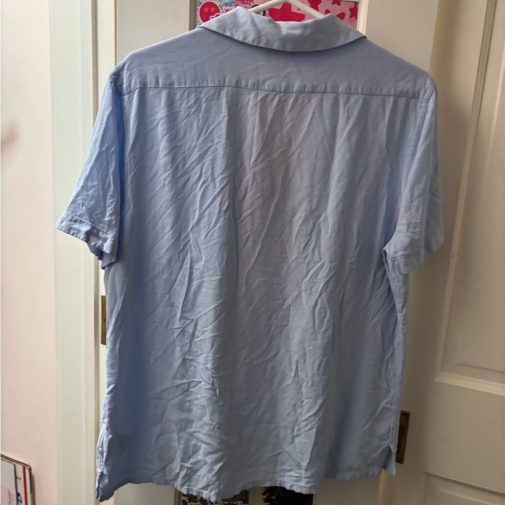 Express Blue Button Down - image 3